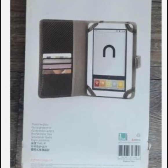 Luxury Passport folio case black and gold vinyl - Picture 5 of 5